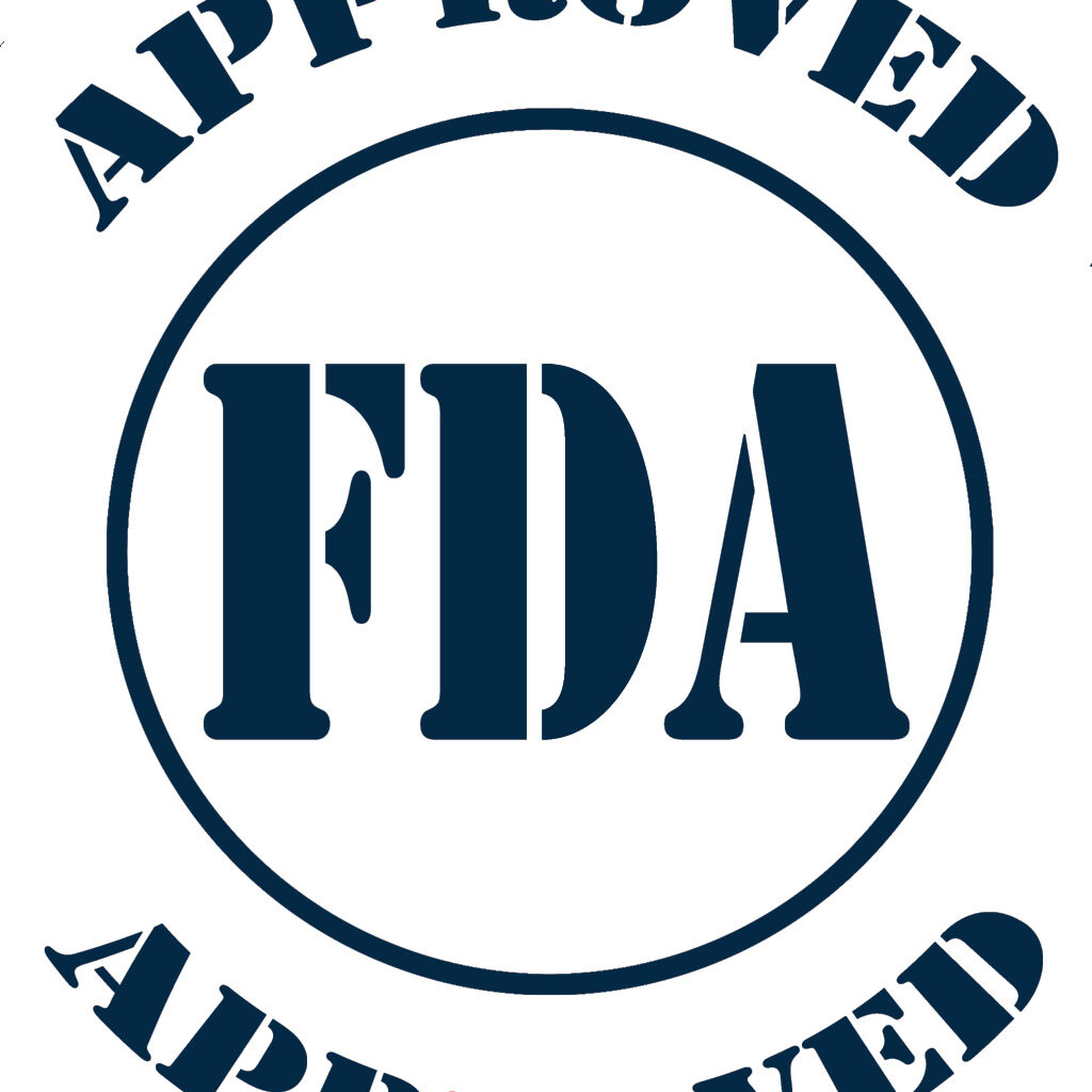 Illustration of an FDA stamp in blue. Medical devices regulations by the FDA. What medical devices does the FDA regulate. What is a 510k premarket notification. FDA exemptions for medical devices regulations. FDA modernization act of 1997
